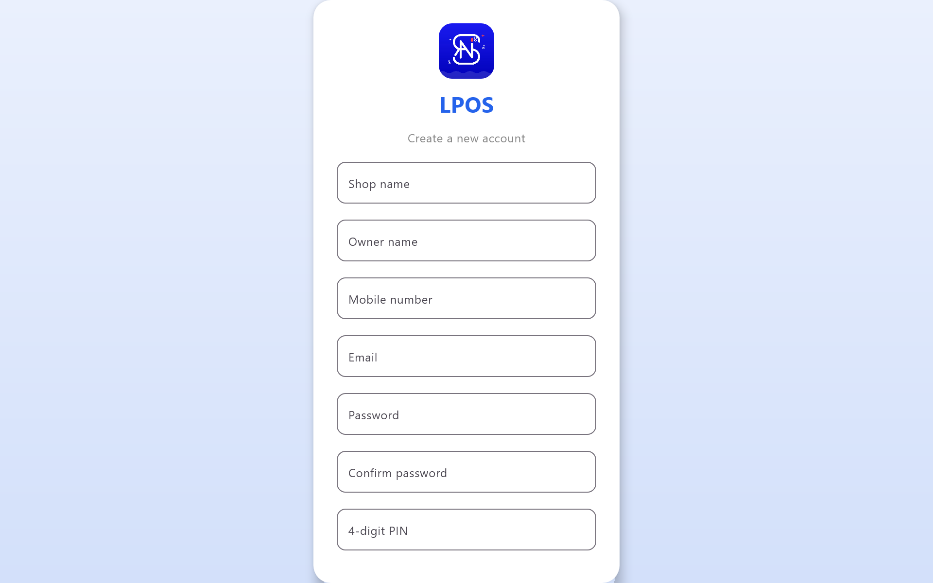 Create account
